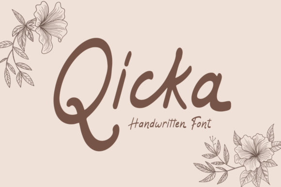Qicka Font Poster 1