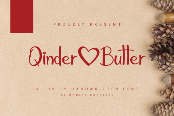 Qinder Butter Font Poster 1