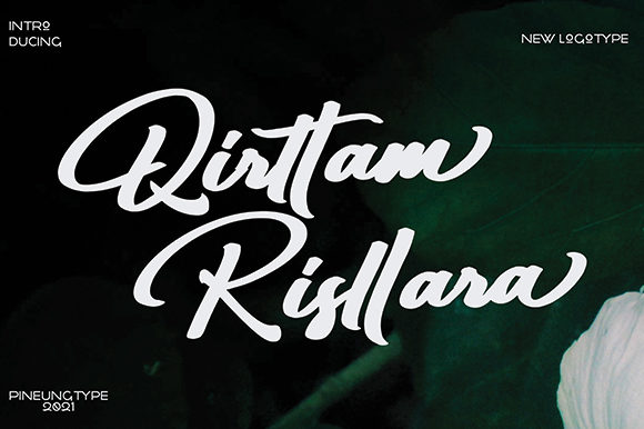 Qirttam Risllara Font Poster 1