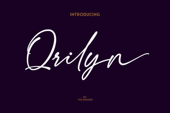 Qrilyn Font Poster 1