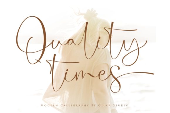 Quality Times Font Poster 1