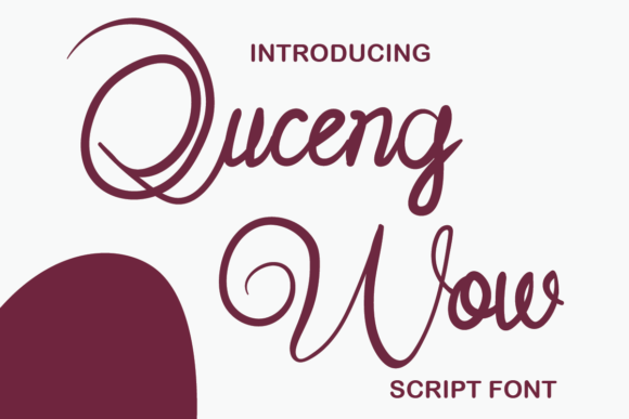 Quceng Wow Font