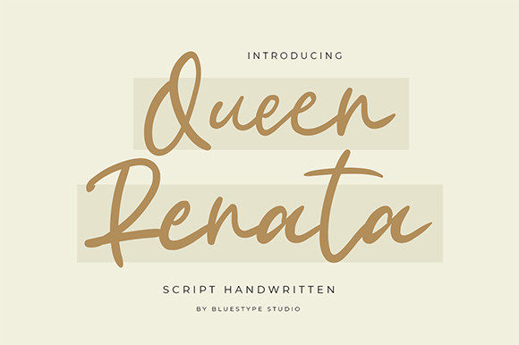 Queen Renata Font Poster 1