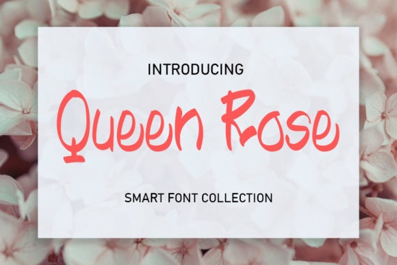 Queen Rose Font Poster 1
