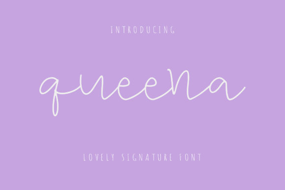 Queena Font Poster 1