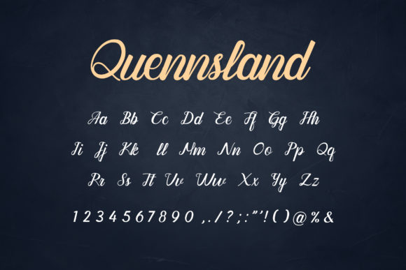 Quennsland Font Poster 4