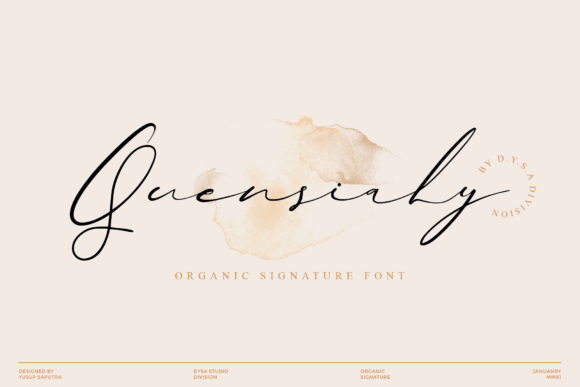Quensialy Font Poster 15