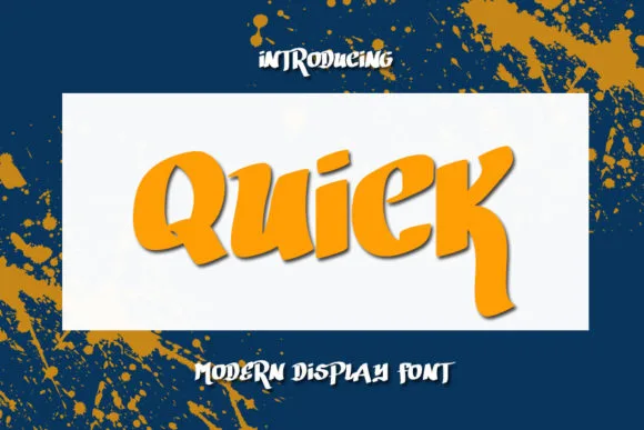 Quick Font Quick Font Poster 1