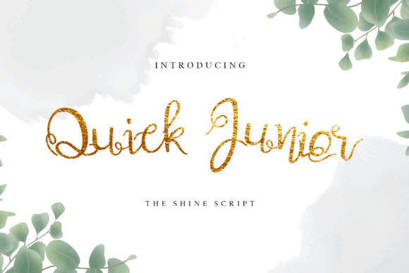 Quick Junior Font Poster 1