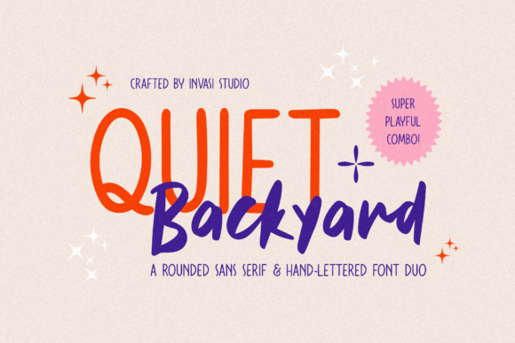 Quiet Backyard Font Poster 1