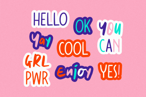 Quiet Backyard Font Poster 3