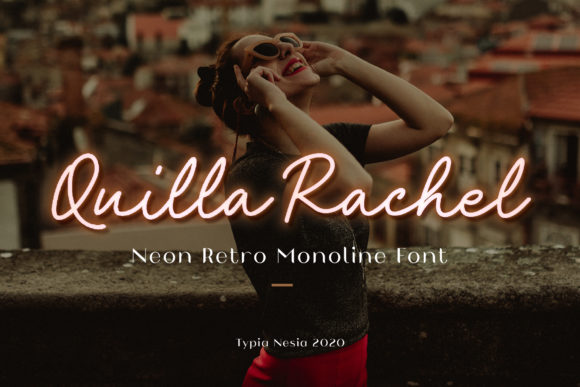 Quilla Rachel Font Poster 1