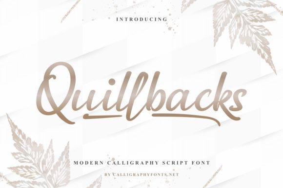 Quillbacks Font