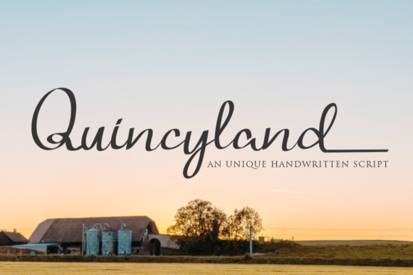 Quincyland Font Poster 1