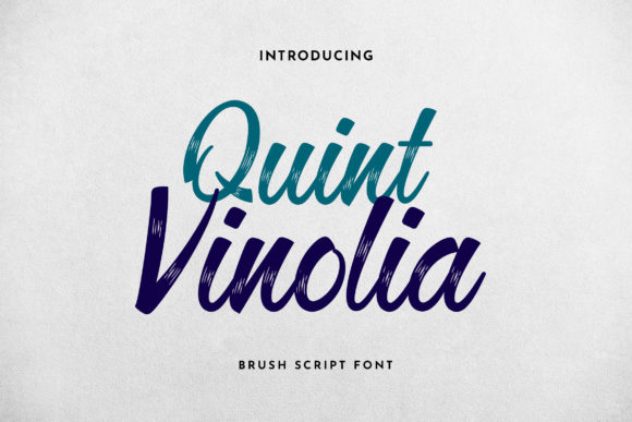 Quint Vinolia Font Poster 1