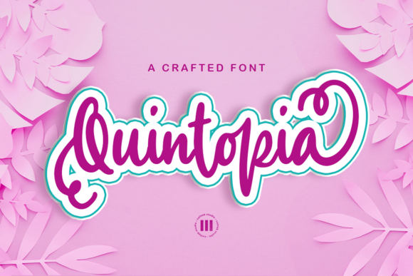 Quintopia Font Poster 1