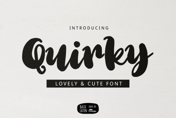 Quirky Font