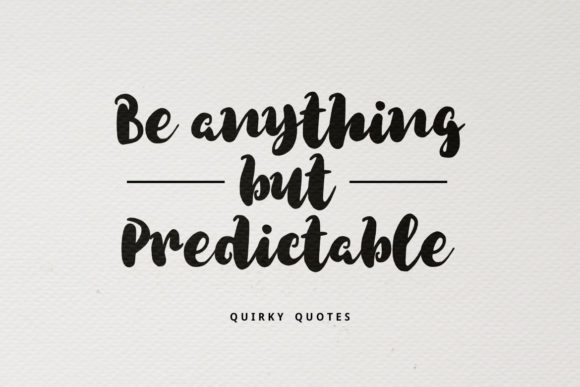 Quirky Font Poster 4