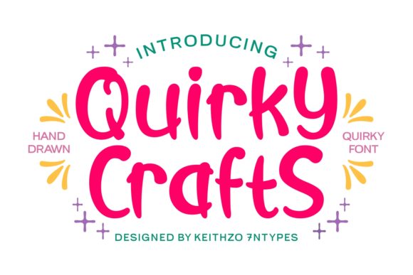 Quirky Crafts Font Poster 1