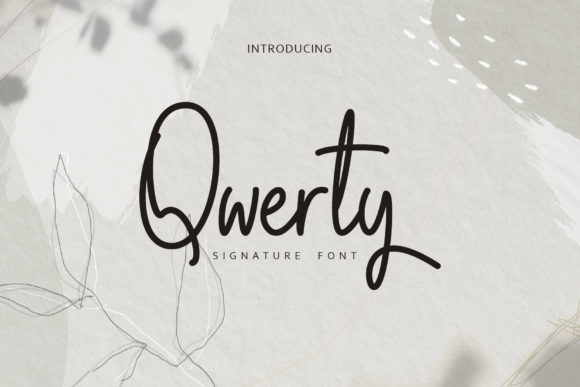 Qwerty Font Poster 1