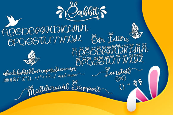 Rabbit Font Poster 6