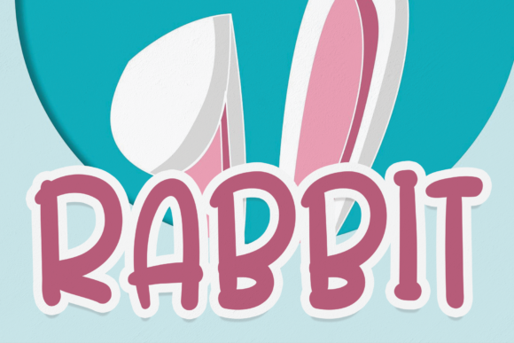 Rabbit Font Poster 1