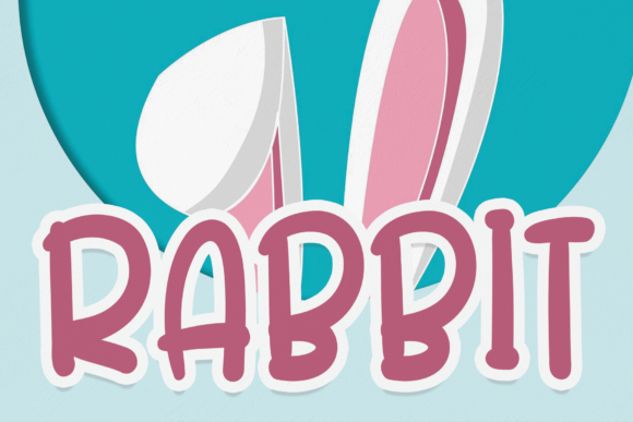 Rabbit Font Rabbit Font Poster 1