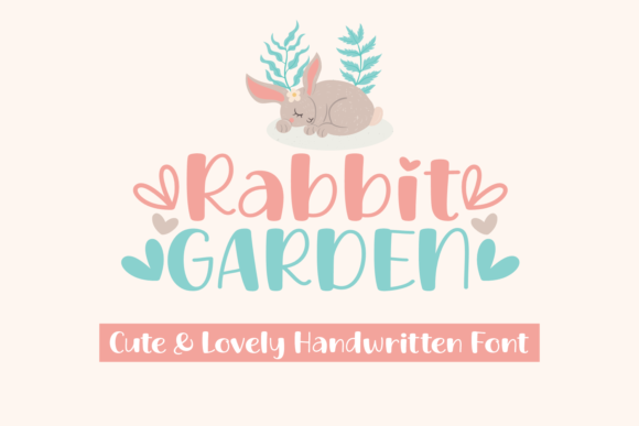 Rabbit Garden Font Poster 1