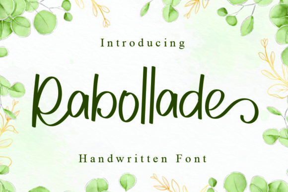 Rabollade Font