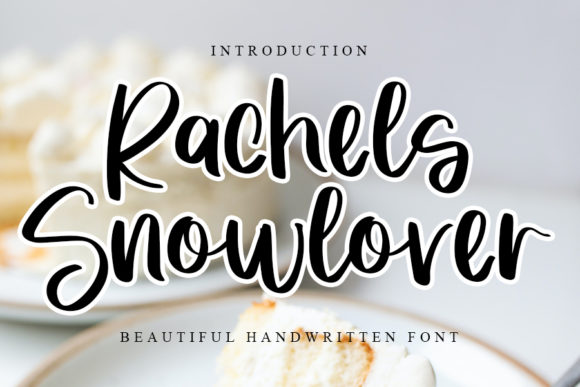 Rachels Snowlover Font Poster 1