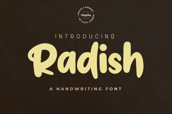 Radish Font Poster 1