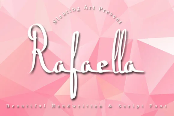 Rafaella Font Rafaella Font Poster 1