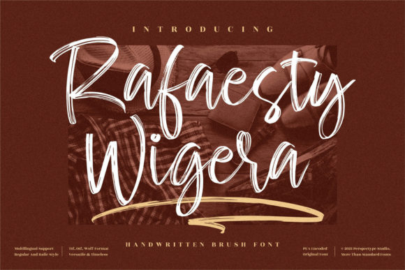 Rafaesty Wigera Font Poster 1