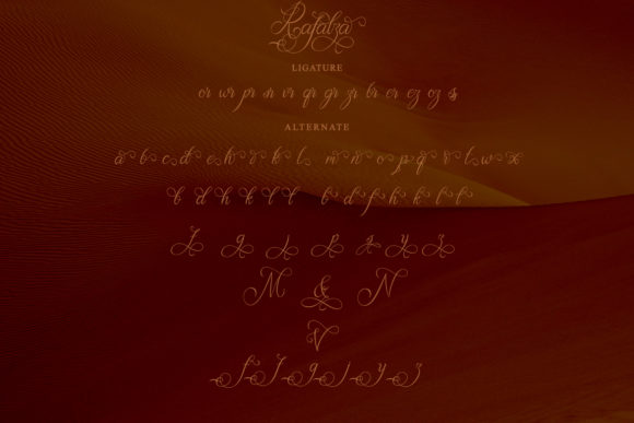 Rafalza Font Poster 2