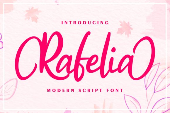 Rafelia Font Poster 1