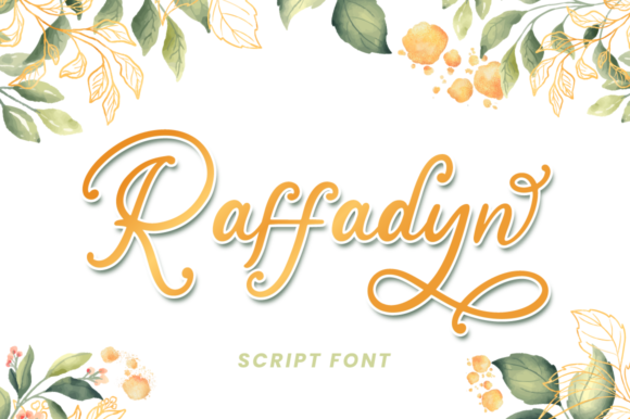 Raffadyn Font Poster 1