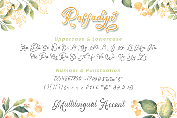 Raffadyn Font Poster 6