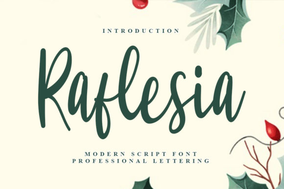 Raflesia Font Poster 1