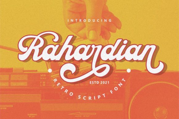 Rahardian Font Poster 1