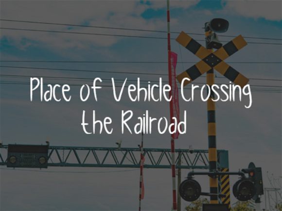 Railroad Cross Font Poster 2