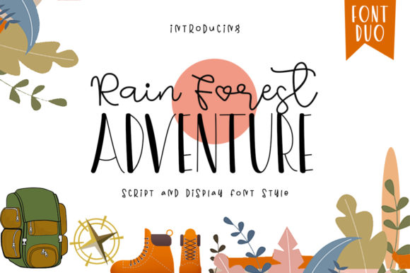 Rain Forest Adventure Font Poster 1