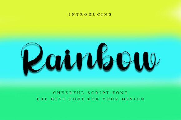 Rainbow Font