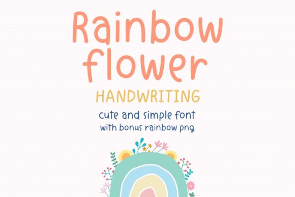 Rainbow Flower Font