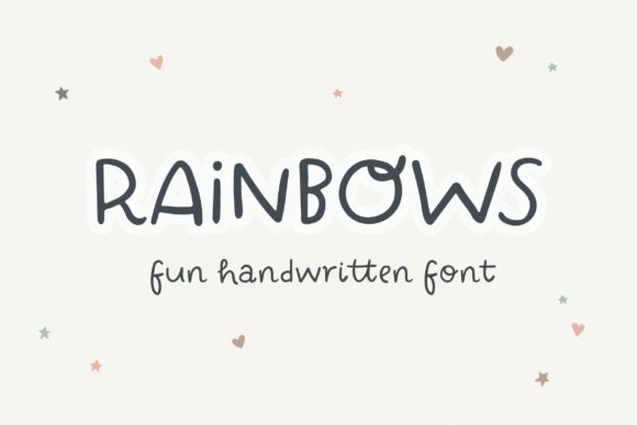 Rainbows Font