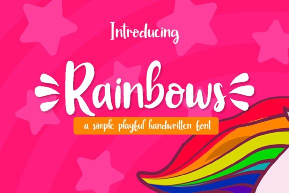 Rainbows Font