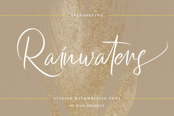 Rainwaters Font Poster 1