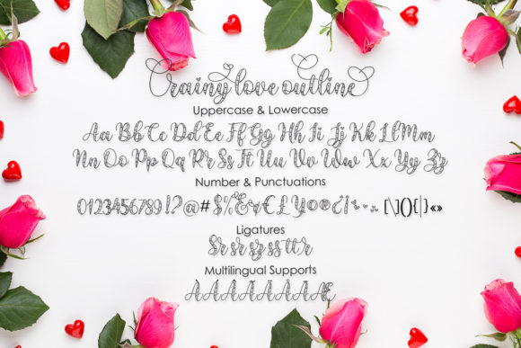 Rainy Love Font Poster 6