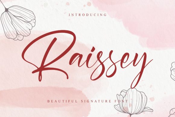 Raissey Font Poster 1