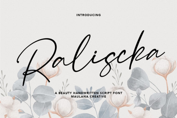 Raliscka Font Poster 1