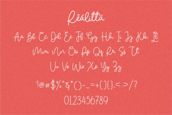 Ralitta Font Poster 10
